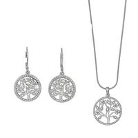 Tree of Life Pendant and Earring Set