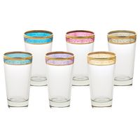 High Ball Set of 6 Melania Collection Multicolor