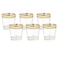 Double Old Fashion Set of 6 Melania Collection Smoke