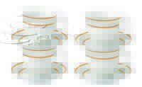 Set of 4 Tall Mugs By Lorren Home Trends Rose Floral