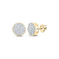 1/4CTW-DIA NK ROUND EARRING