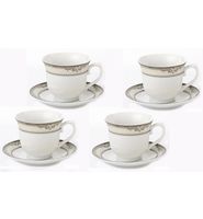 Lorren Home 8oz. Tea/Coffee Set Service for 4-Gold