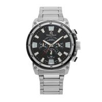 Danilo-Men%27S Giorgio Milano Silver Tone With Black Dial