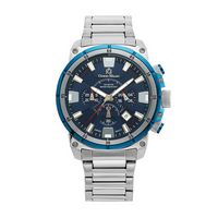 Danilo-Men%27S Giorgio Milano Silver Tone With Blue Dial