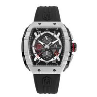 Maestro - Men%27S Giorgio Milano Silver and Black Watch