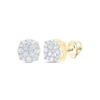 1/4CT-DIA EARRING