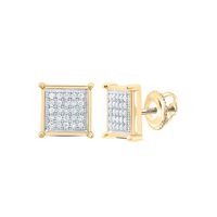1/6CT-DIA MICRO-PAVE EARRINGS