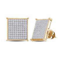 1/5CT-DIA MICRO-PAVE EARRINGS