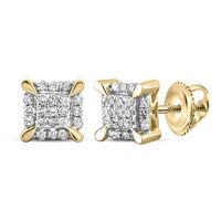 1/20CT-DIA MICRO-PAVE EARRING