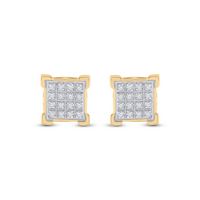 1/10CT-DIA EARRING