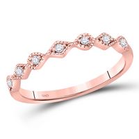 1/10CT-DIA ANA M STACKABLE BAND