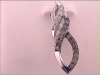 1/4CTW-DIA CN NATURAL BROWN PENDANT