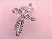 1/8CT-DIA CROSS PENDANT