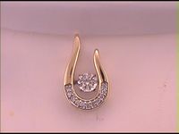 1/10CTW-DIA CN TWINKLE PENDANTS