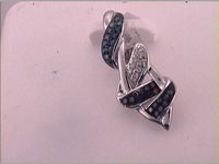 1/10CTW-DIA P1P2 MICRO-PAVE FASHION  PENDANT