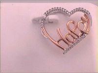 Womens Heart Pendant Cttw