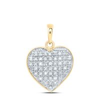 1/6CTW-DIA P3 GIFT HEART PENDANT