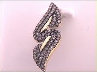 1/3CTW-DIA FASHION BROWN PENDANT