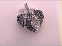 1/3CTW-DIA FASHION BROWN PENDANT