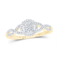 1/5CTW-DIA P1P2 MICRO-PAVE BRIDAL RING