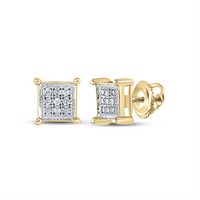1/20CT-DIA MICRO-PAVE EARRINGS