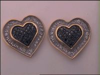 1/3CT-DIA P3 GIFT HEART MICRO-PAVE EARRINGS