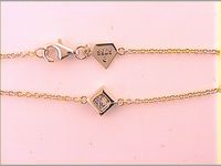 1/20CT-DIA Womens PRINCESS BRACELET