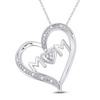 1/20CTW-DIA HEART PENDANT