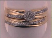 1/4CT-DIA FASHION BRIDAL SET