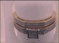 1/4CT-DIA FASHION BRIDAL SET