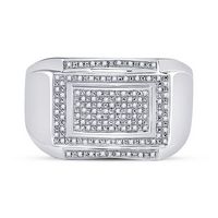 1/5CTW-DIA MICRO-PAVE MENS RING