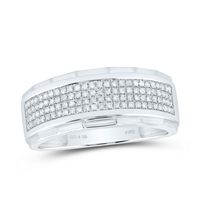 1/3CT-DIA MICRO-PAVE MENS BAND