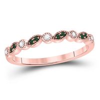 1/20CTW-DIA 1/20CT-EMLD STACKABLE BAND