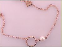 3/8CTW-DIA BRACELET-SMALL PEARL CHARM BRACELET