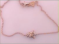 1/20CTW-DOUBLE STAR DIA BRACELET