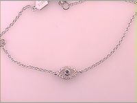 1/10CTW-DIA EVIL EYE BRACELET