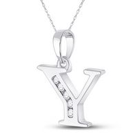 1/20CTW-DIA  &quot;&quot; Y &quot;&quot; PENDANT