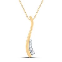 1/8CTW-DIA P1 FASHION PENDANT