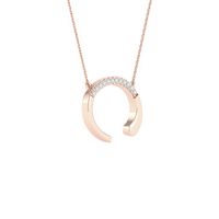 1/20CTW-DIA P1P2 LADIES INITIAL &quot;C&quot; NECKLACE