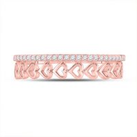1/6CT-DIA CN FASHION  STACKBLE BAND
