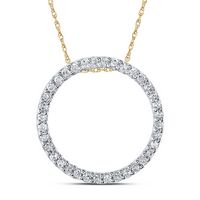 1/6CT-DIA P2 GIFT CIRCLE PENDANT