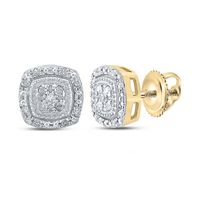 1/10CT-DIA P3 GIFT CUSHION EARRING