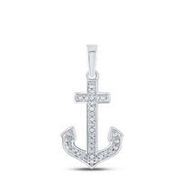 1/12CTW-DIA P2 ANCHOR GIFT PENDANT