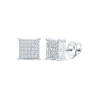 1/4CTW-DIA P1 GIFT SQUARE EARRING
