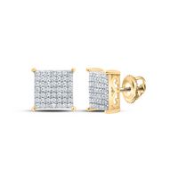 1/2CTW-DIA P1 GIFT SQUARE EARRING