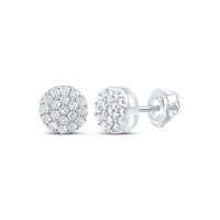 1/4CTW-DIA P1 GIFT ROUND EARRING