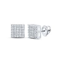 1/3CTW-DIA P1 GIFT SQUARE EARRING