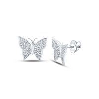 1/4CTW-DIA P3 BUTTERFLY GIFT EARRING