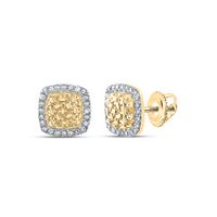 1/8CTW-DIA CN FASHION CUSHION EARRING