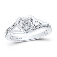 1/20CTW-DIA P2 GIFT HEART RING